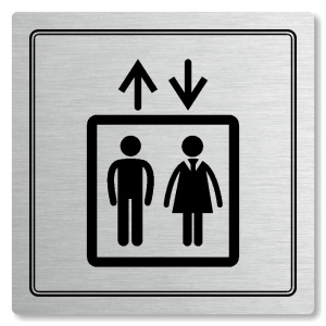 Výtah, 148x148mm, stříbrná, Utah